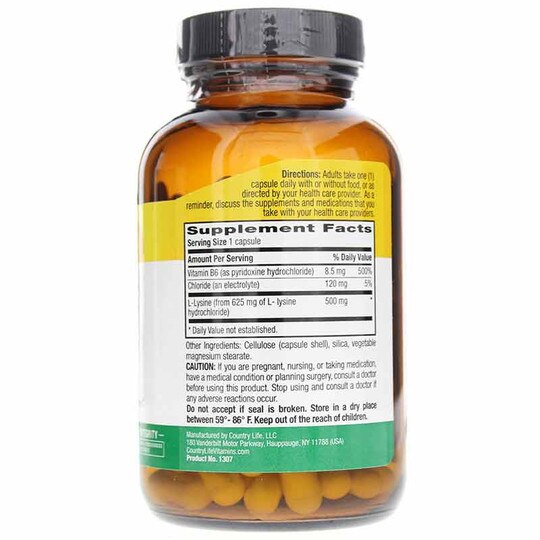 L-Lysine 500 Mg, CTL